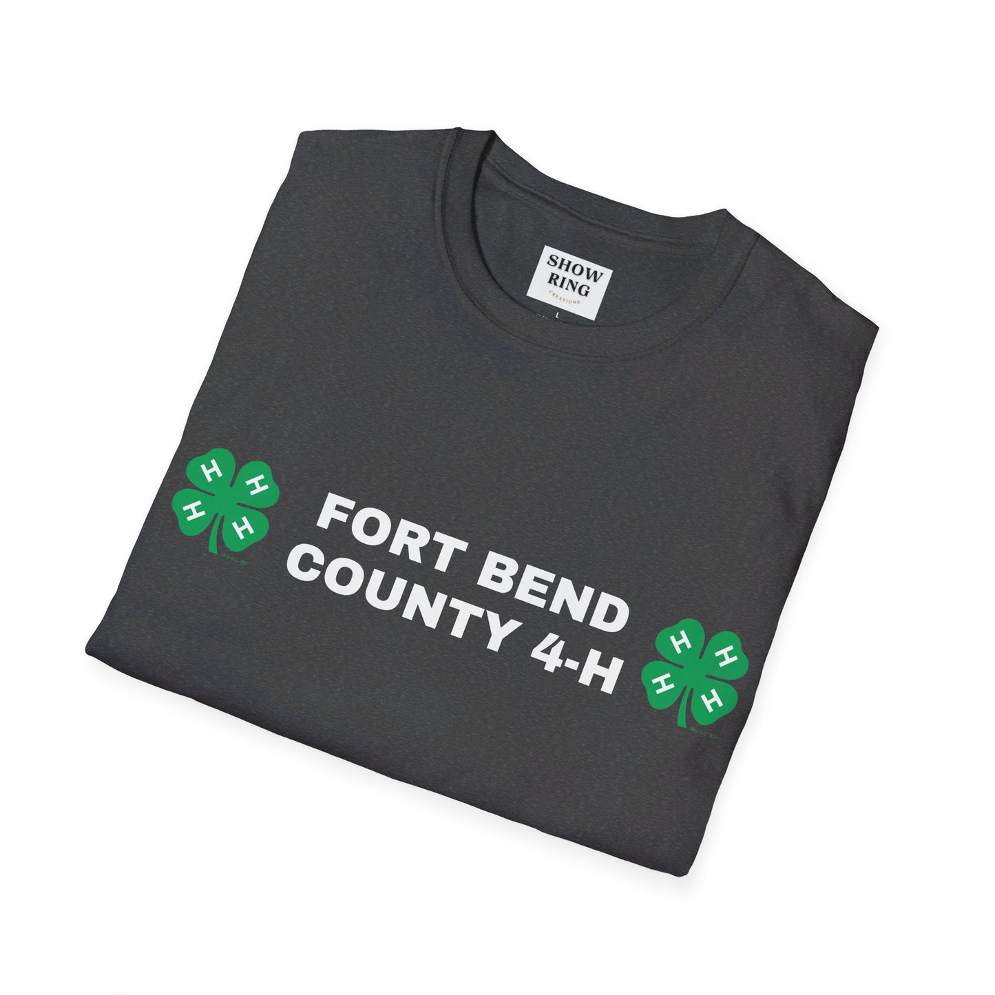 Fort Bend County 4-H:  Unisex Softstyle T-Shirt For Men, Women, and Youth