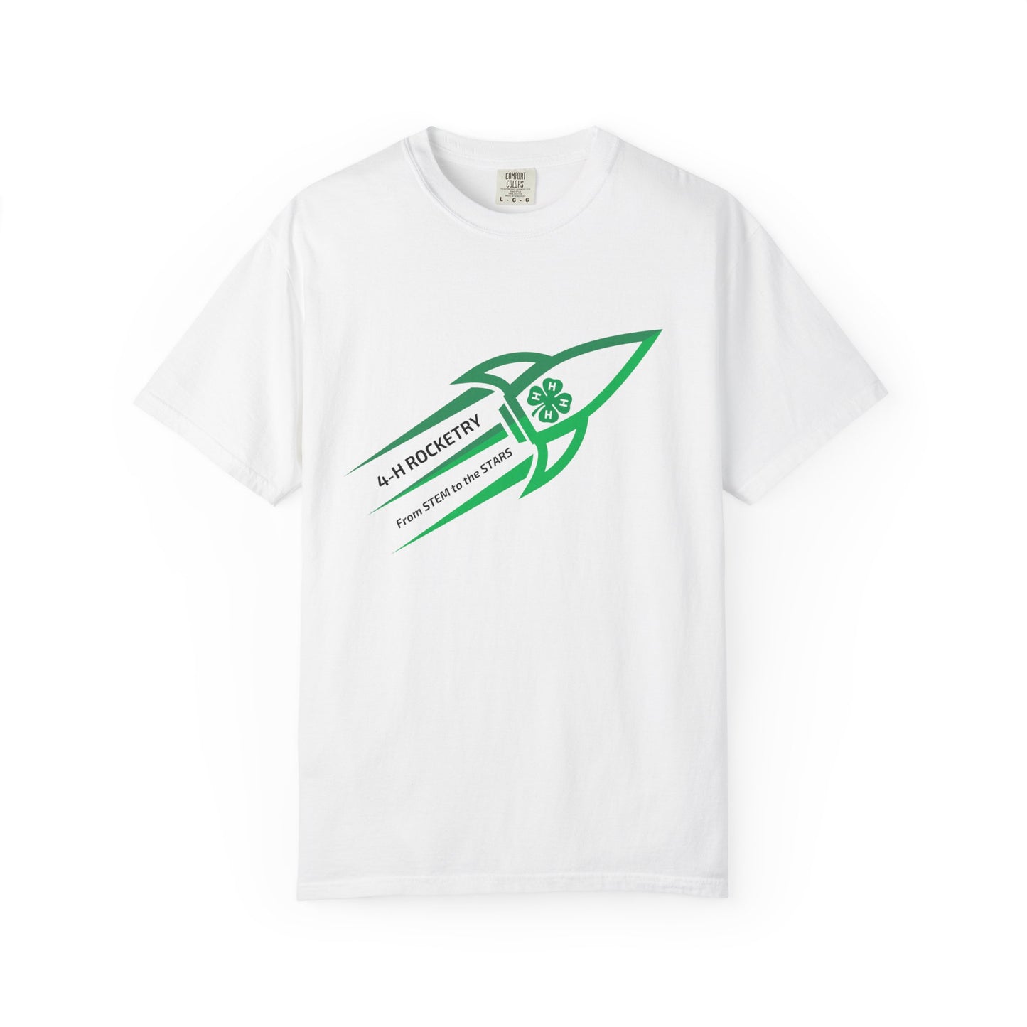 Adult, Rocket-Themed Unisex T-Shirt | From Stem to the Stars, 4-H Rocketry Shirt