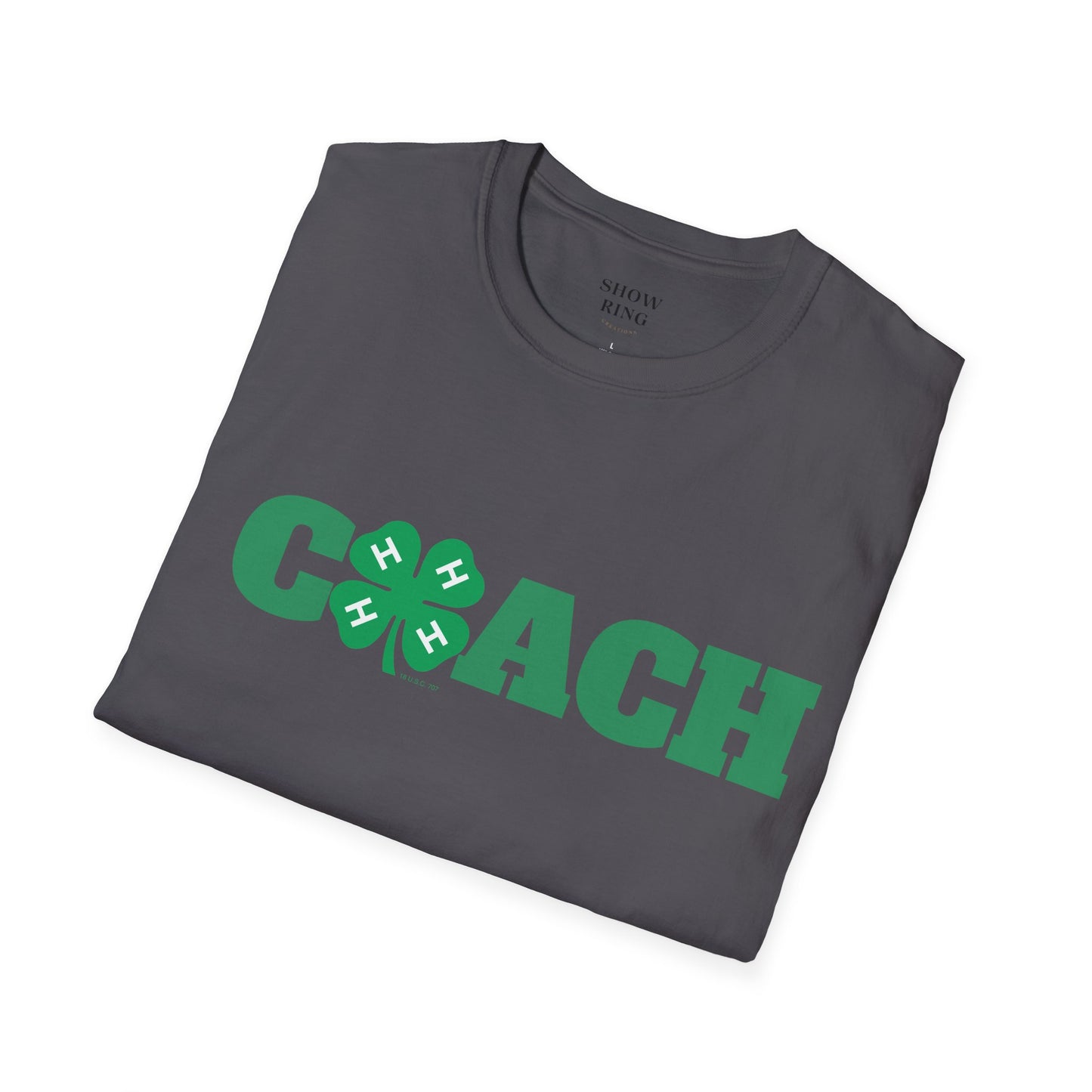 4-H Coach Shirt Unisex Soft style T-Shirt for Men and Women