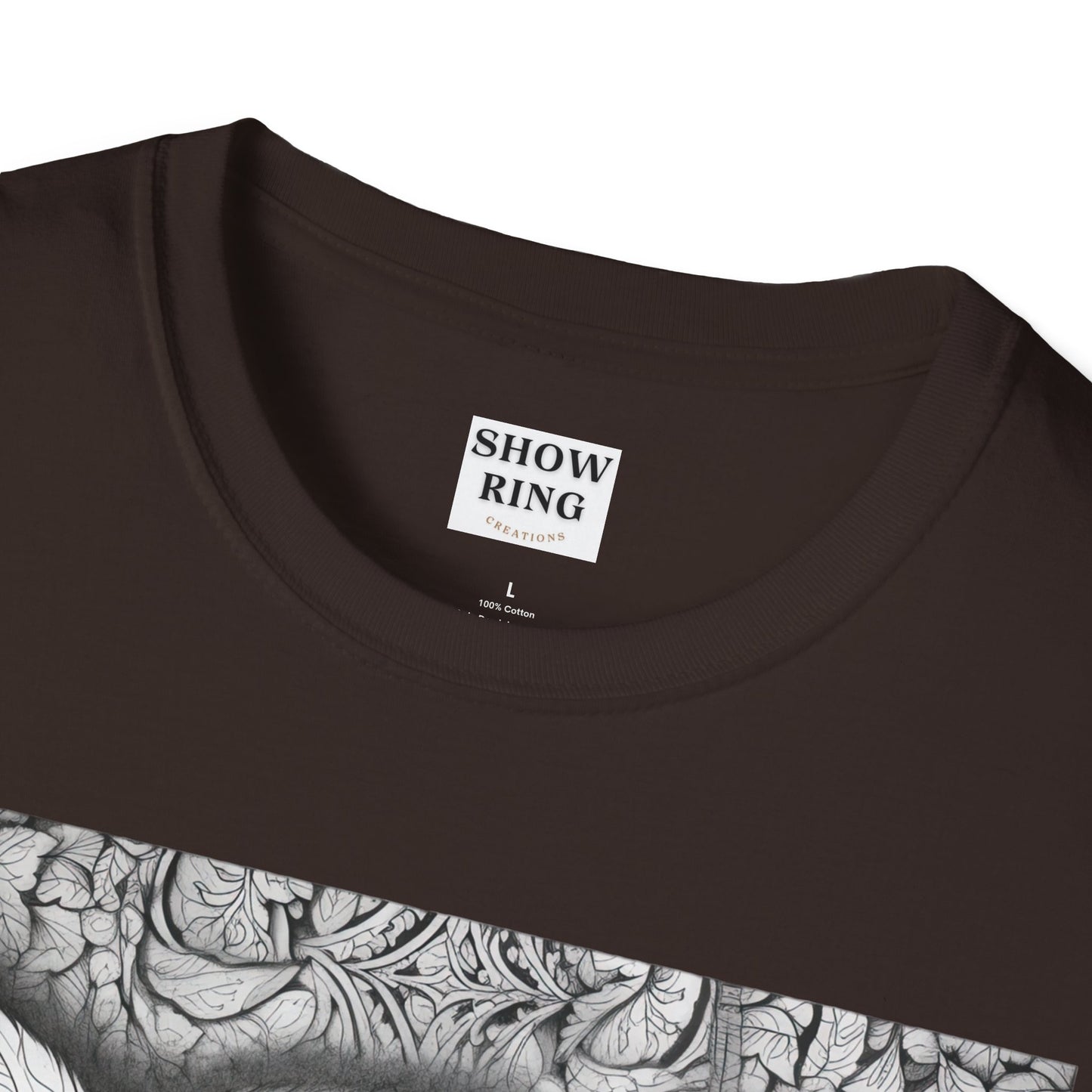 Adult Coloring Shirt Featuring Adorable Pig for 4-H and FFA - Unisex Softstyle T-Shirt for All Ages