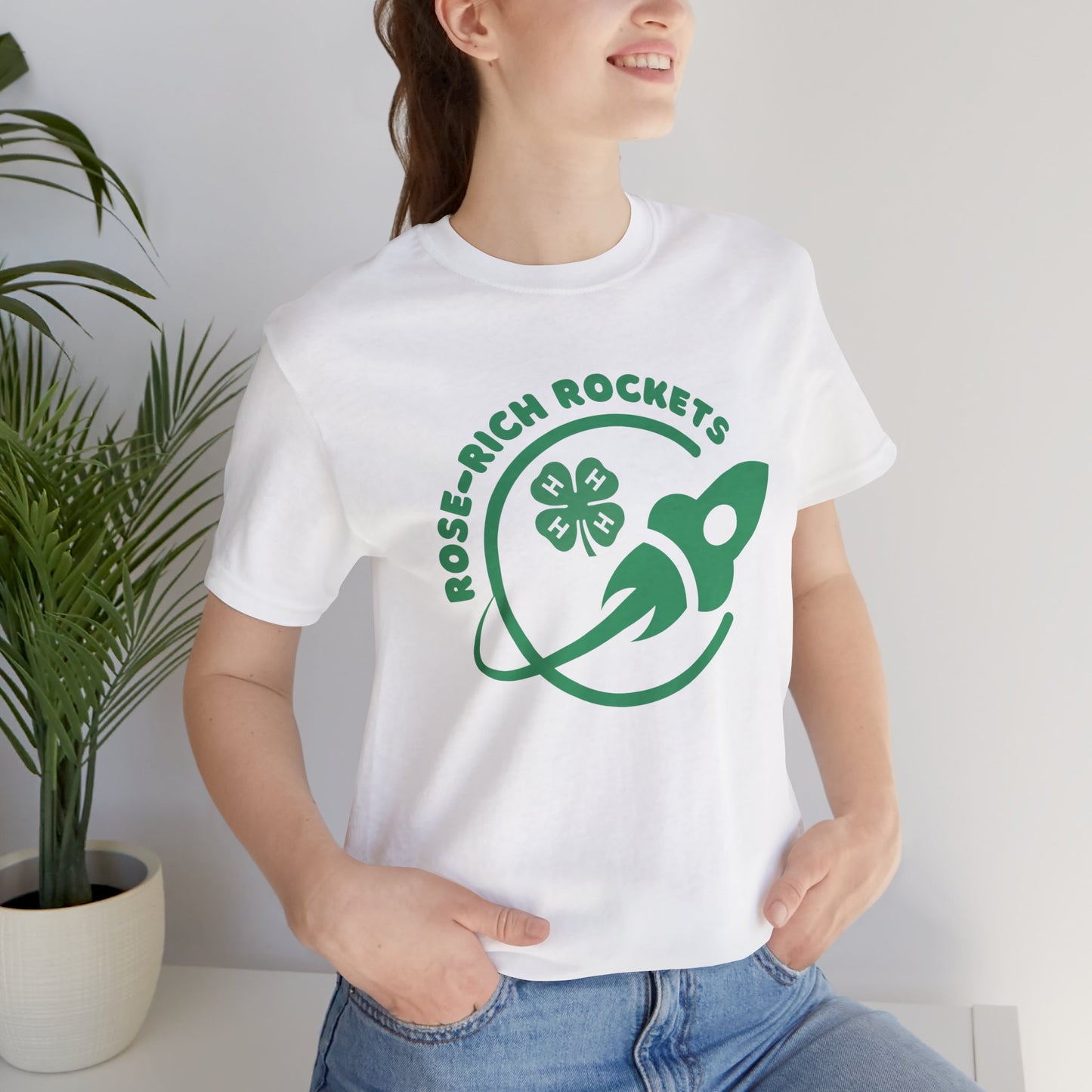 Adult Rose-Rich 4-H Rocketry Club Tee, Unisex T-Shirt