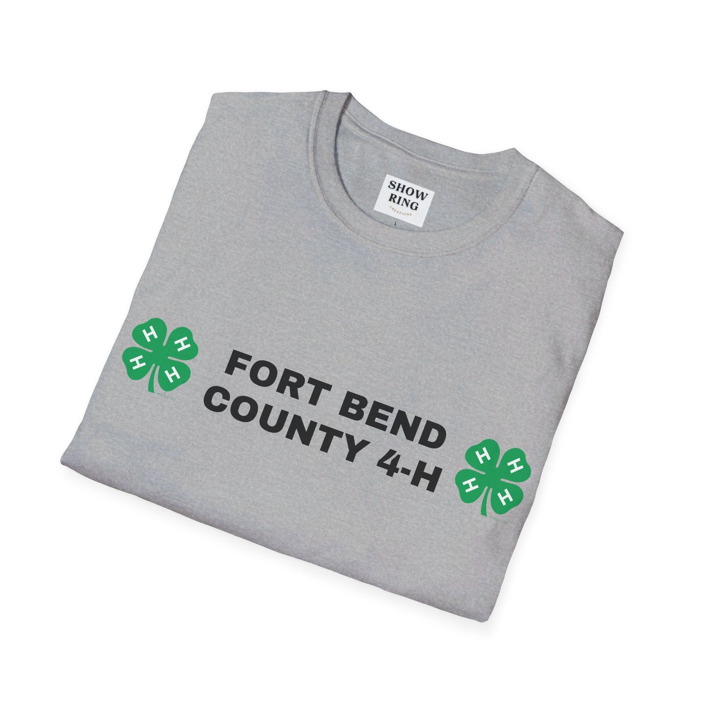 Fort Bend County 4-H:  Unisex Softstyle T-Shirt For Men, Women, and Youth