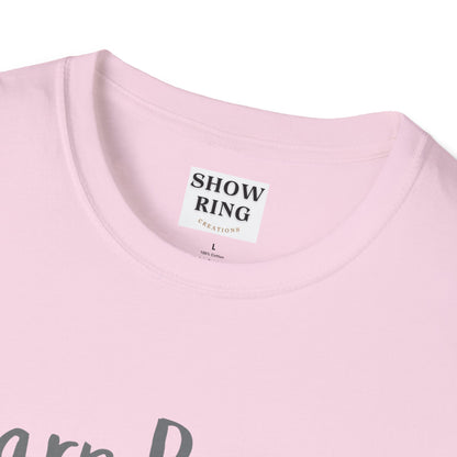 Barn Raised 100% Pure Country, Unisex Softstyle T-Shirt - Country Vibe, Farm Life, Casual Wear, Gift for Farmers, Rustic Style