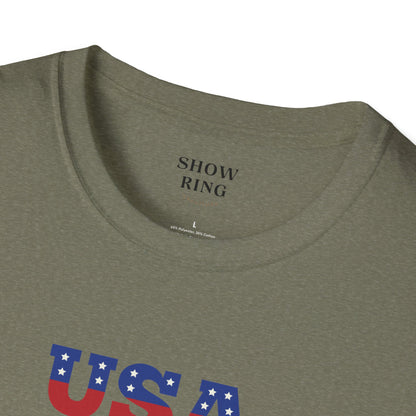 USA Land of the Free Because of the Brave T-Shirt, 4th of July Tee, Patriotic Unisex Shirt, Military Tribute Apparel, Independence Day Fashion