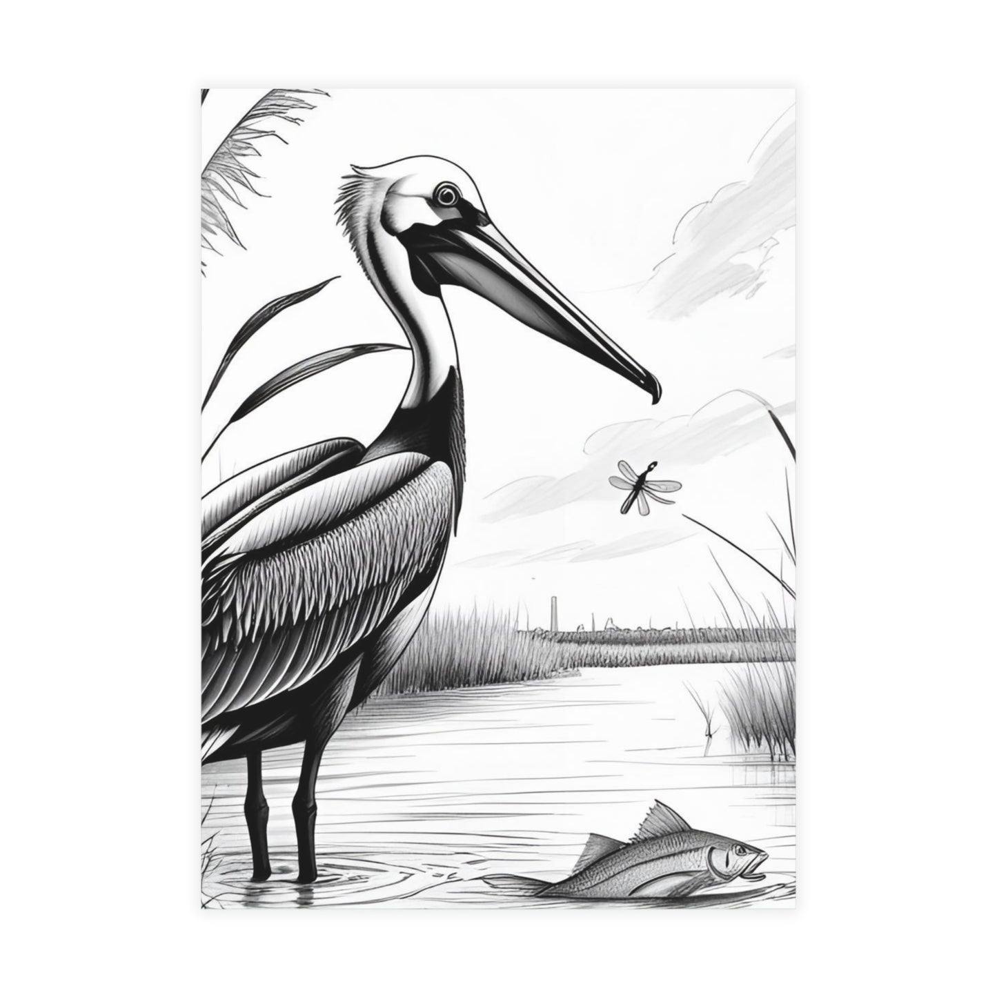 Pelican and Heroes of The Texas Coastal Scene: Elegant Postcard Bundles with Envelopes - Perfect for Personalized Greetings, Thank You Notes, and Art Lovers
