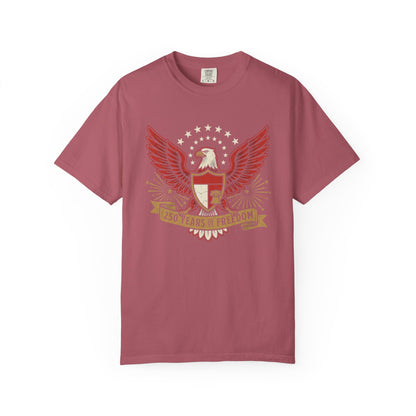 Eagle Crest '250 Years of Freedom'  | Patriotic Eagle USA 1776–2026 Dark Vintage T-Shirt