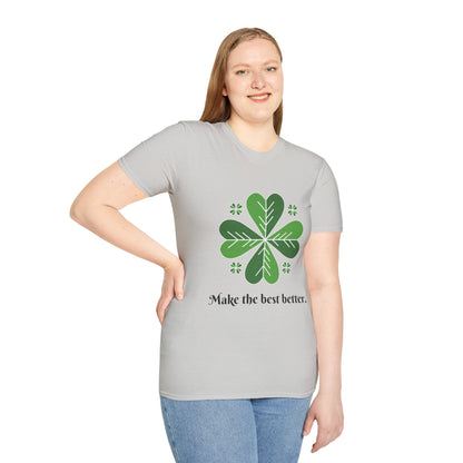 4-H Motto Tee - Unisex Soft style T-Shirt for Men and Women