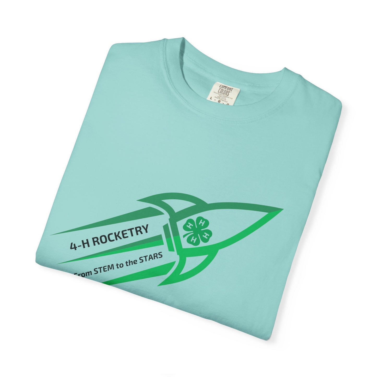 Adult, Rocket-Themed Unisex T-Shirt | From Stem to the Stars, 4-H Rocketry Shirt