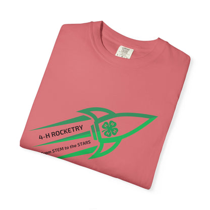 Adult, Rocket-Themed Unisex T-Shirt | From Stem to the Stars, 4-H Rocketry Shirt