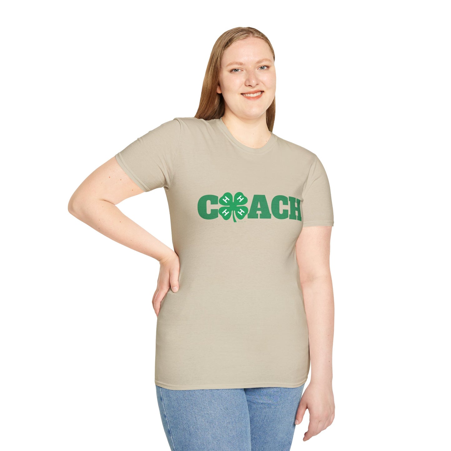 4-H Coach Shirt Unisex Soft style T-Shirt for Men and Women