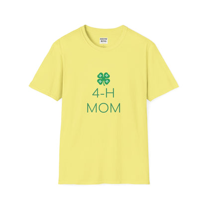 4-H Shirt for Moms and Mamas  - Unisex Softstyle T-Shirt