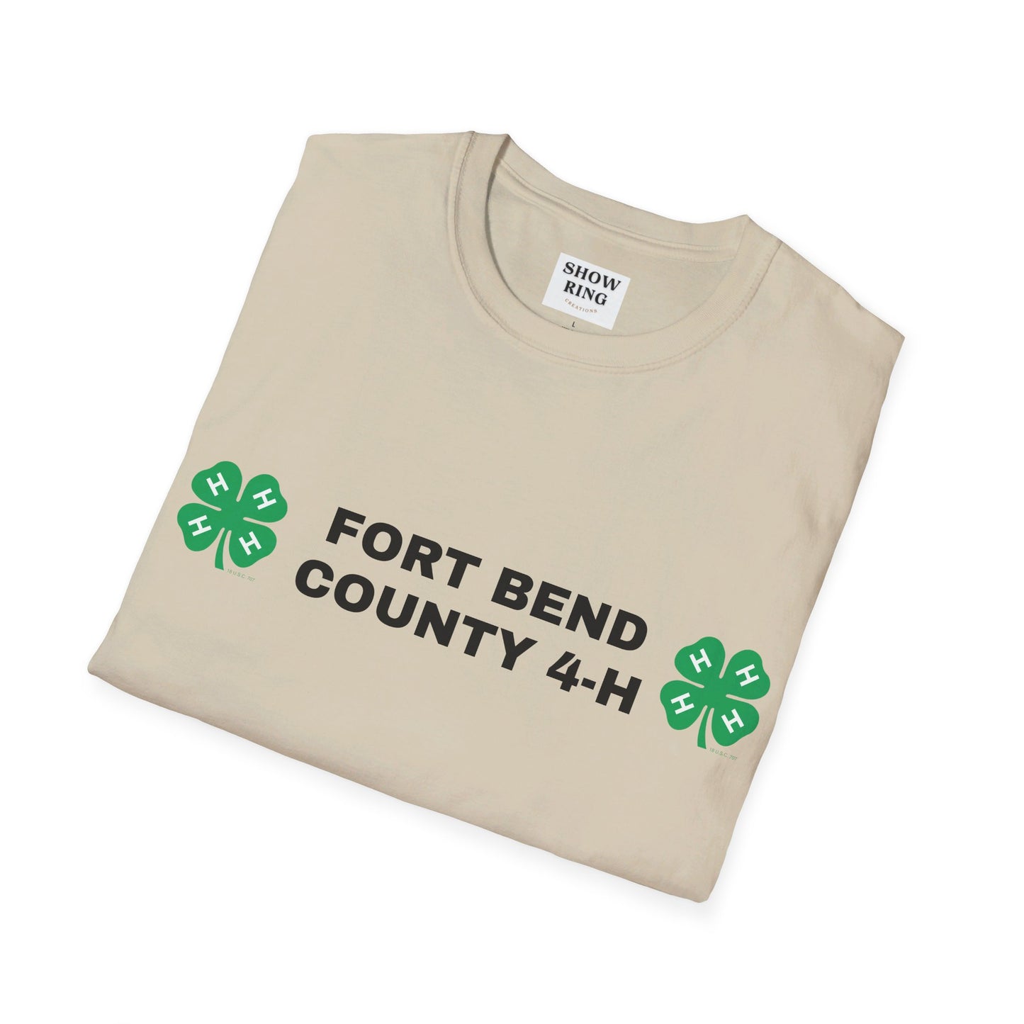 Fort Bend County 4-H:  Unisex Softstyle T-Shirt For Men, Women, and Youth