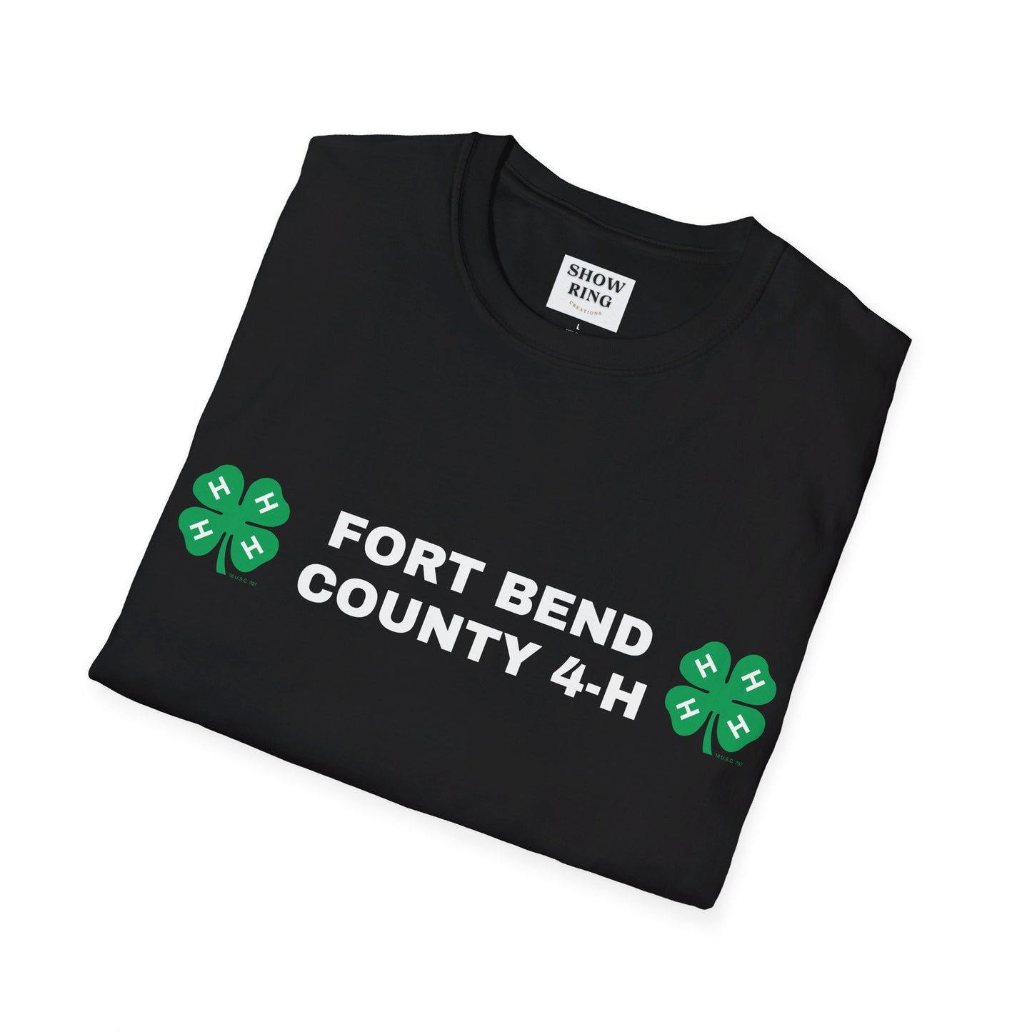 Fort Bend County 4-H:  Unisex Softstyle T-Shirt For Men, Women, and Youth