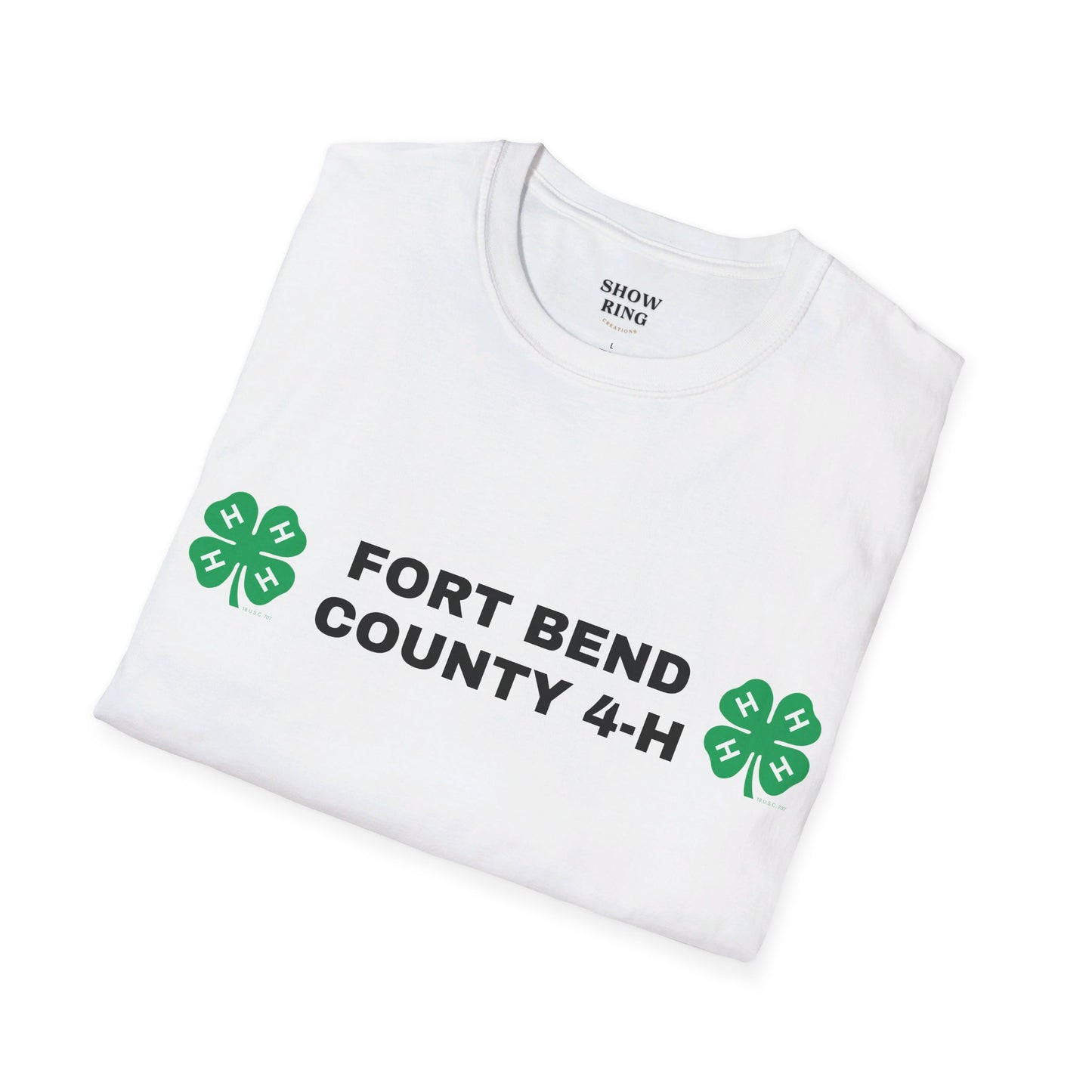 Fort Bend County 4-H:  Unisex Softstyle T-Shirt For Men, Women, and Youth