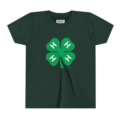 Youth Short Sleeve Tee With 4-H Logo