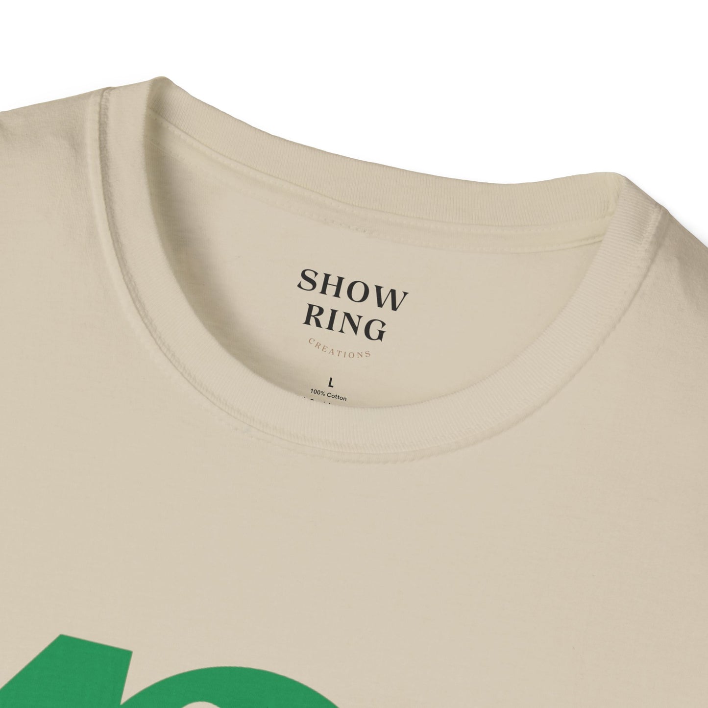 4-H Mom's Shirt with Circle 4-H Logo - Unisex Softstyle T-Shirt for Women