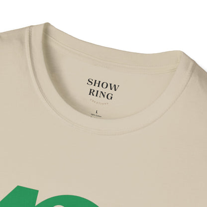 4-H Mom's Shirt with Circle 4-H Logo - Unisex Softstyle T-Shirt for Women