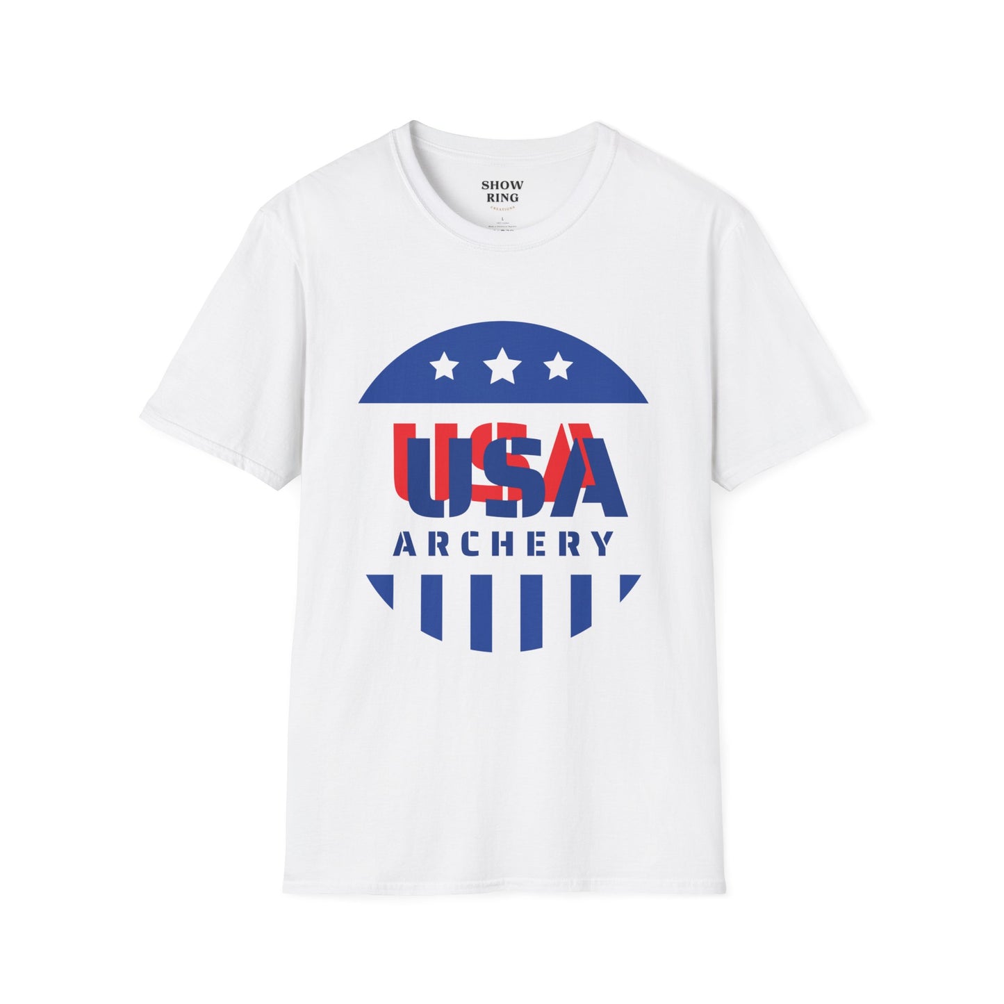 USA Archery Tee: Unisex Softstyle T-Shirt for Men, Women and Kids