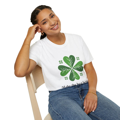 4-H Motto Tee - Unisex Soft style T-Shirt for Men and Women