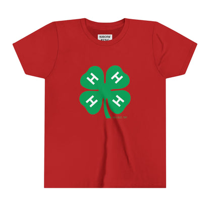 Youth Short Sleeve Tee With 4-H Logo