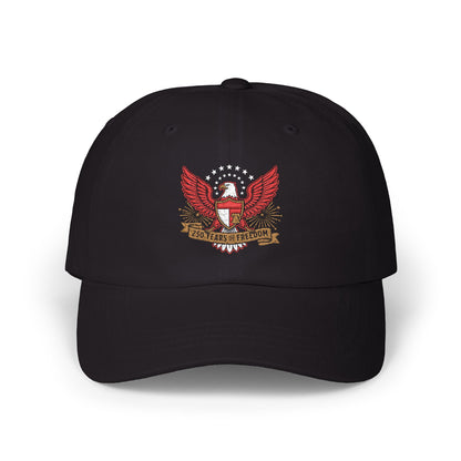 Patriotic Eagle Dad Cap — Classic USA Crest Baseball Hat | Vintage 1776 - 2026 Americana