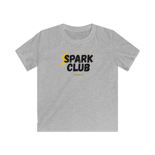 Spark Club KIDS Shirt – Fun Christian Apparel, Bible Study Youth Group Tee