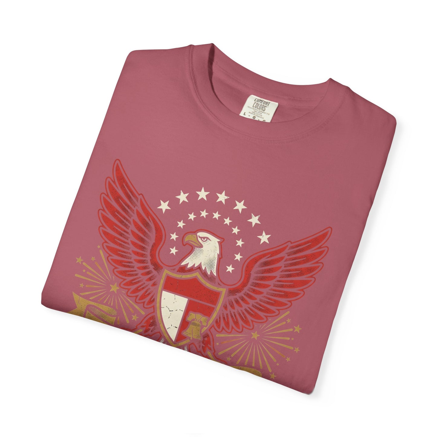 Eagle Crest '250 Years of Freedom'  | Patriotic Eagle USA 1776–2026 Dark Vintage T-Shirt