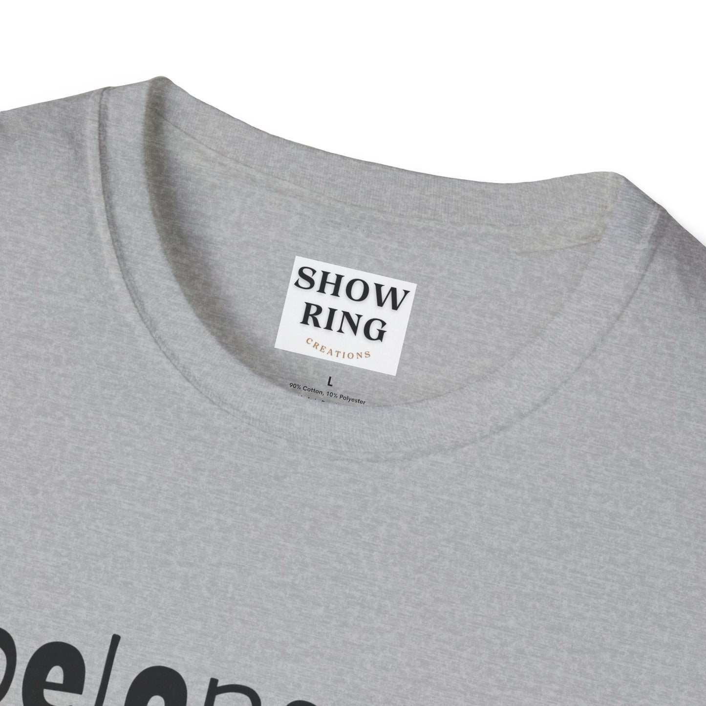 I Belong in the Barn Unisex Softstyle T-Shirt, Farm Life Tee, Animal Lover Gift, Casual Wear, Unique Graphic Top