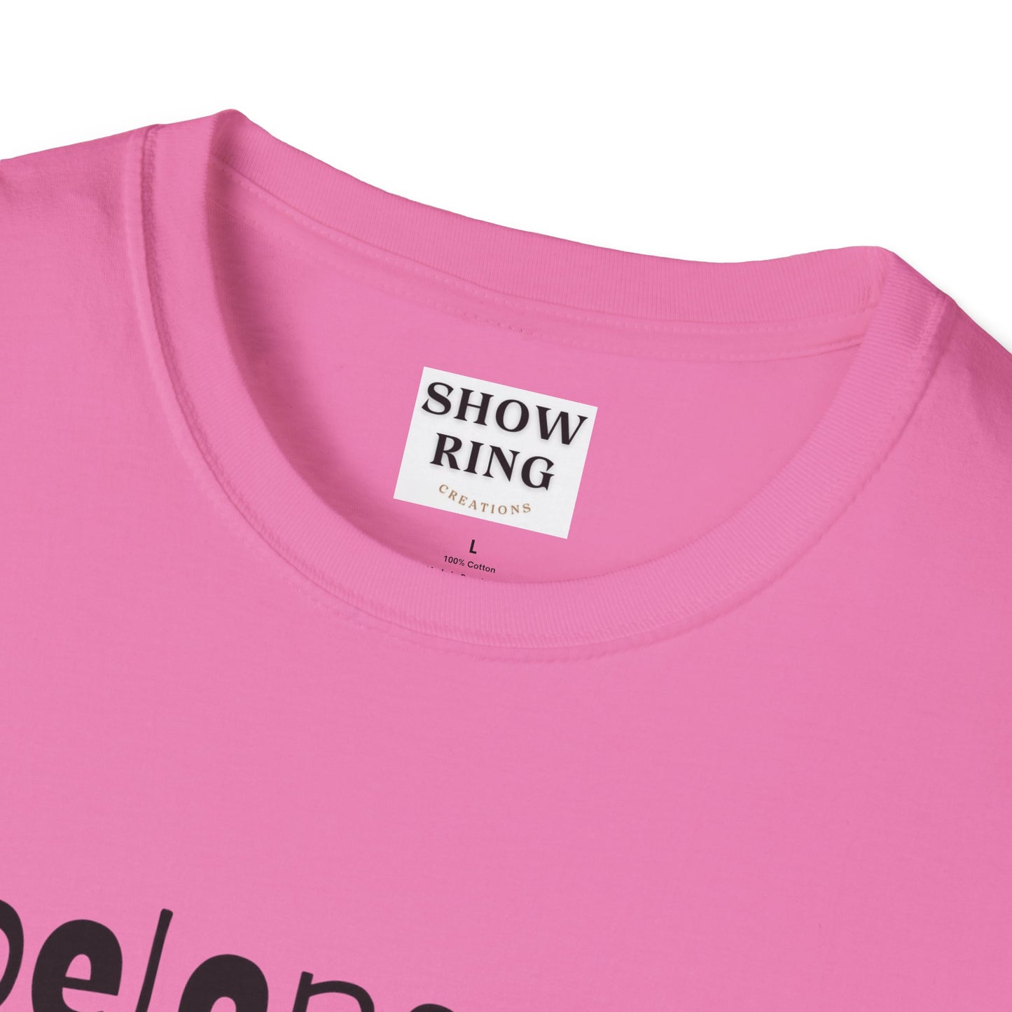 I Belong in the Barn Unisex Softstyle T-Shirt, Farm Life Tee, Animal Lover Gift, Casual Wear, Unique Graphic Top