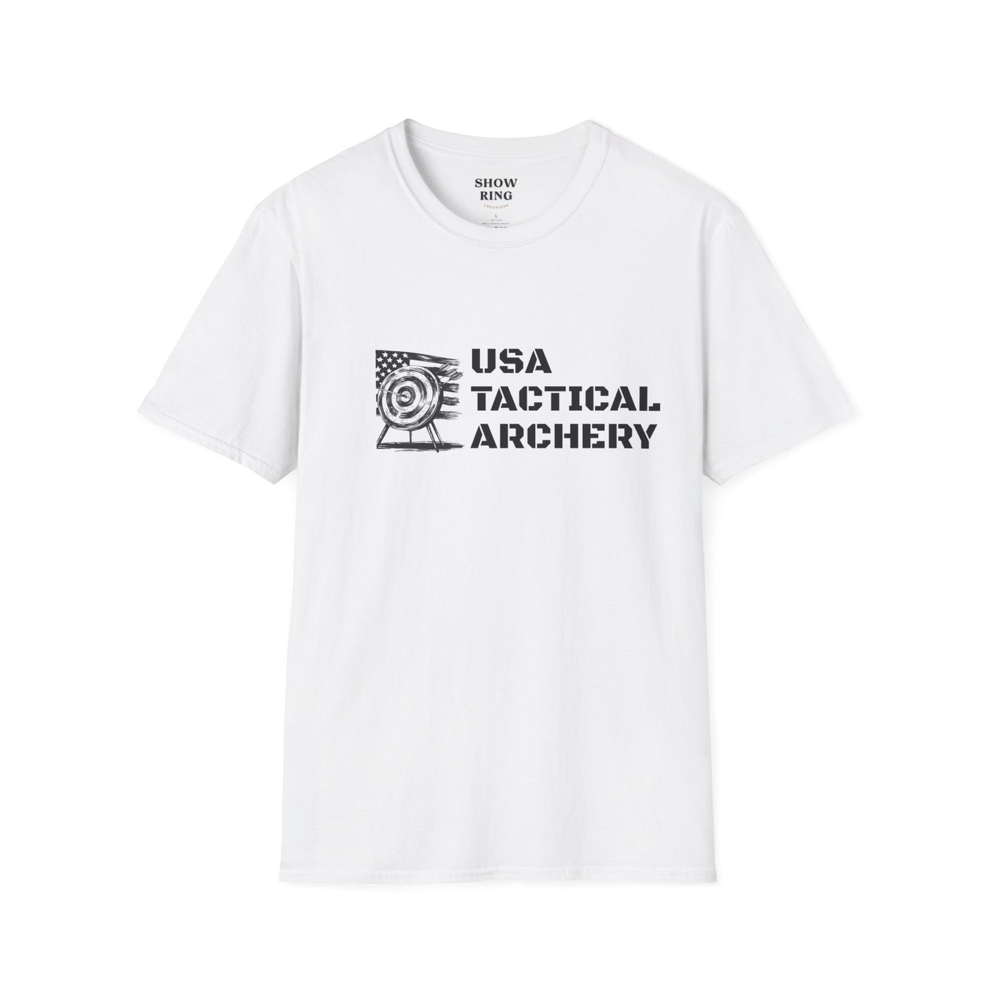 USA Tactical Archery Shirt - Unisex Softstyle T-Shirt for Men, Women, and Children