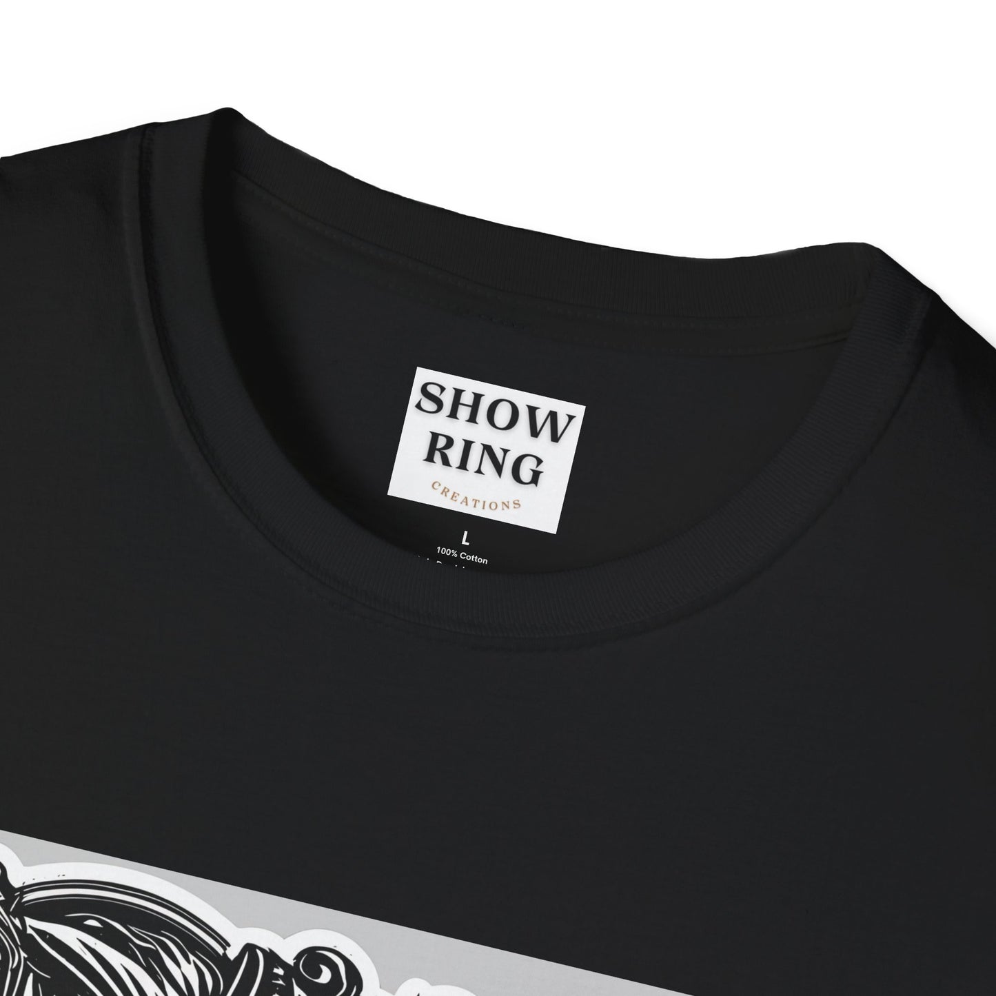 Horse Without Rider for FFA and 4-H Equestrian Teams:  Unisex Softstyle T-Shirt for Men, Women & Kids