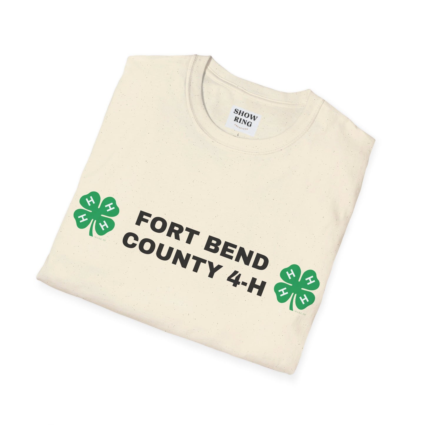 Fort Bend County 4-H:  Unisex Softstyle T-Shirt For Men, Women, and Youth