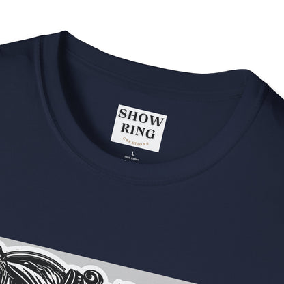 Horse Without Rider for FFA and 4-H Equestrian Teams:  Unisex Softstyle T-Shirt for Men, Women & Kids