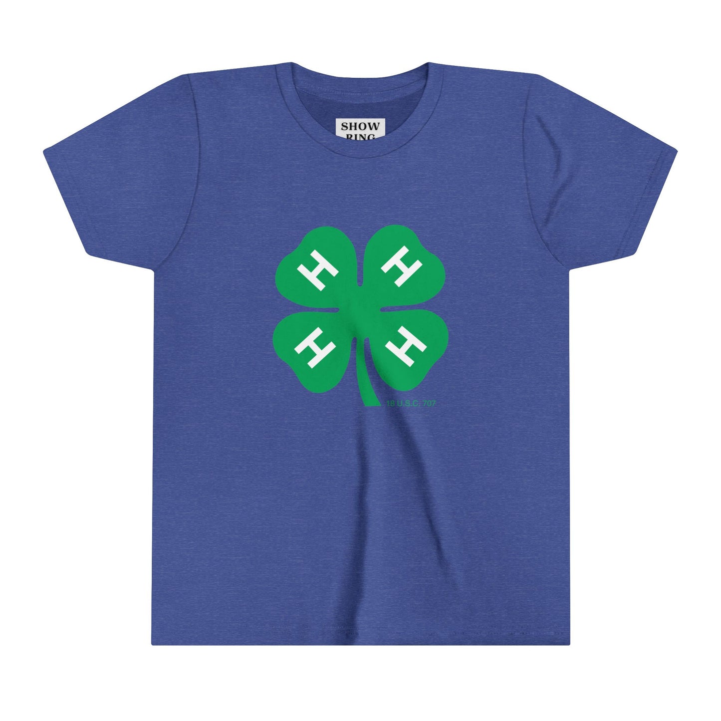 Youth Short Sleeve Tee With 4-H Logo