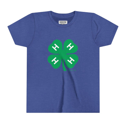 Youth Short Sleeve Tee With 4-H Logo