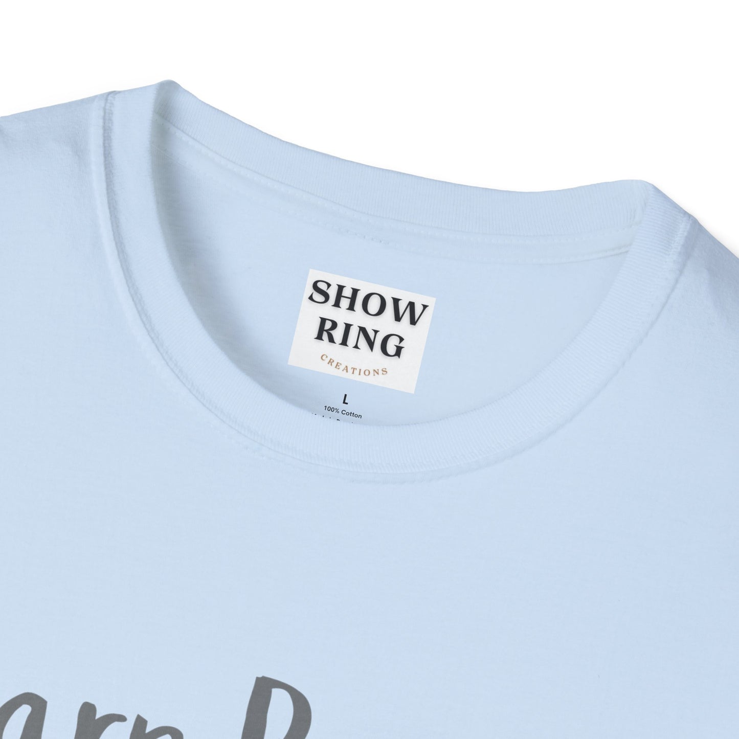 Barn Raised 100% Pure Country, Unisex Softstyle T-Shirt - Country Vibe, Farm Life, Casual Wear, Gift for Farmers, Rustic Style