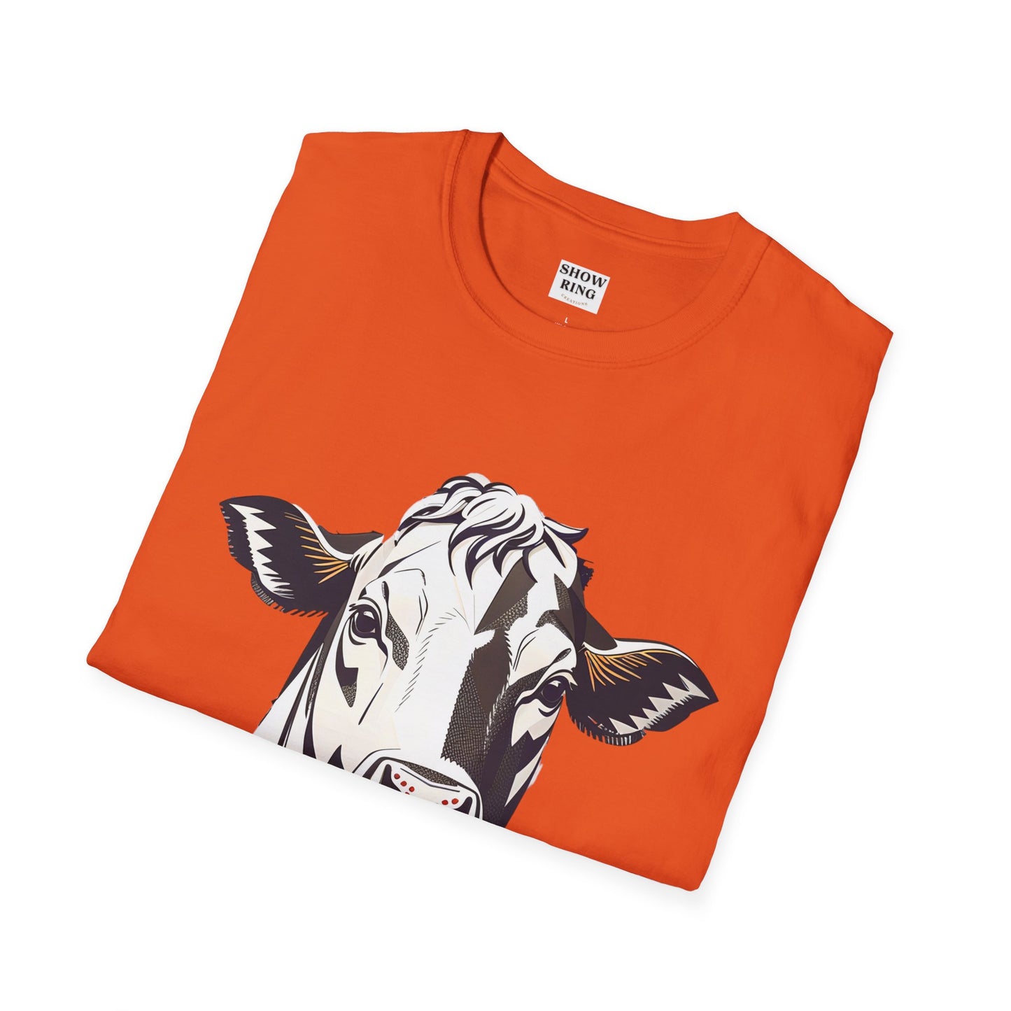 4-H and FFA Heifer Show Shirt - Unisex Softstyle T-Shirt for All Ages