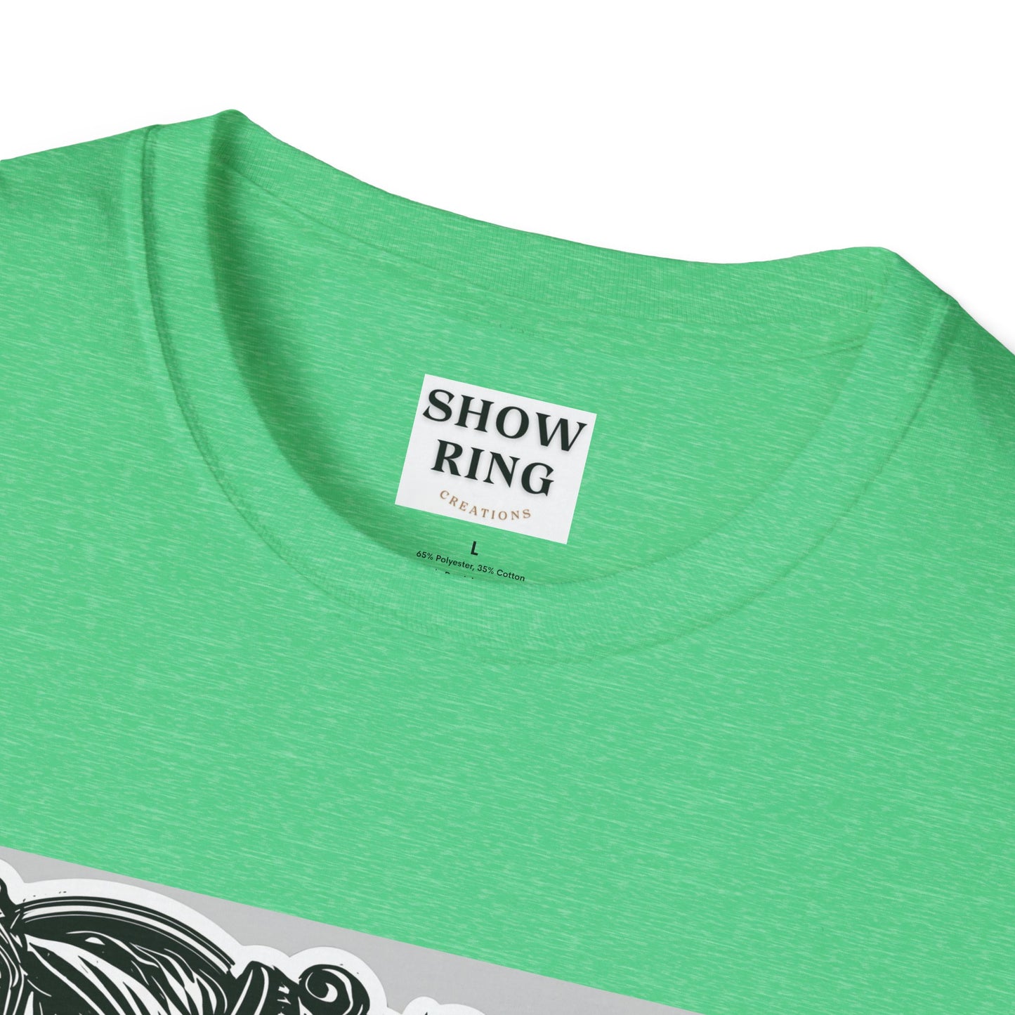 Horse Without Rider for FFA and 4-H Equestrian Teams:  Unisex Softstyle T-Shirt for Men, Women & Kids