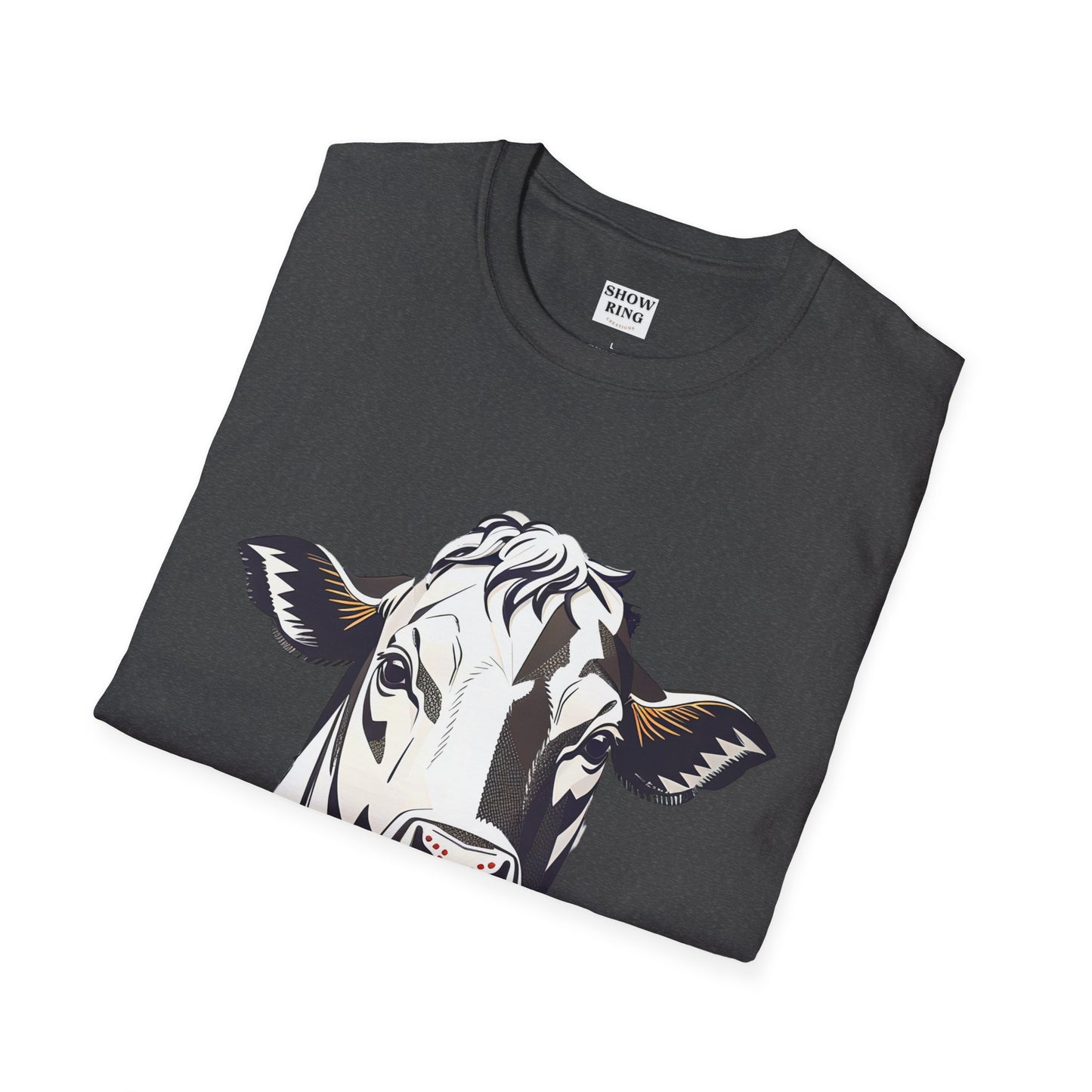 4-H and FFA Heifer Show Shirt - Unisex Softstyle T-Shirt for All Ages