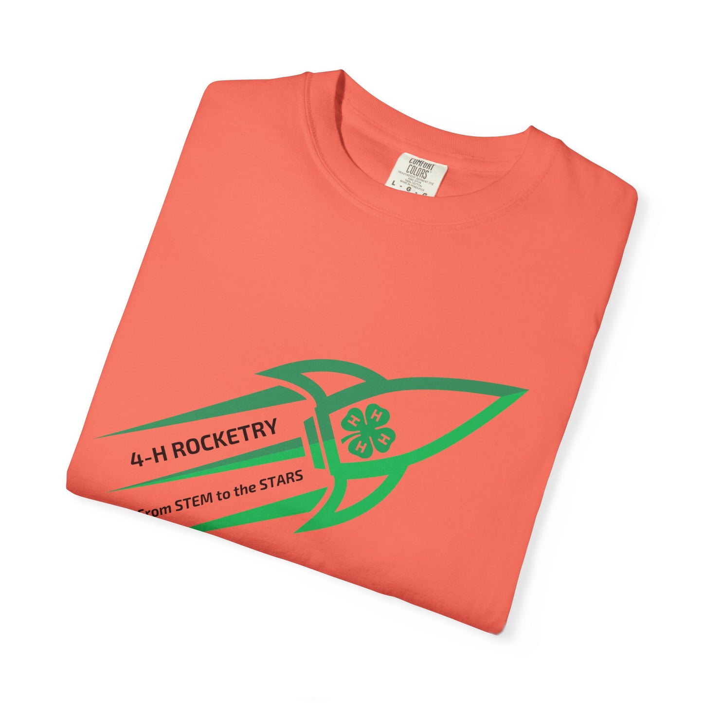 Adult, Rocket-Themed Unisex T-Shirt | From Stem to the Stars, 4-H Rocketry Shirt