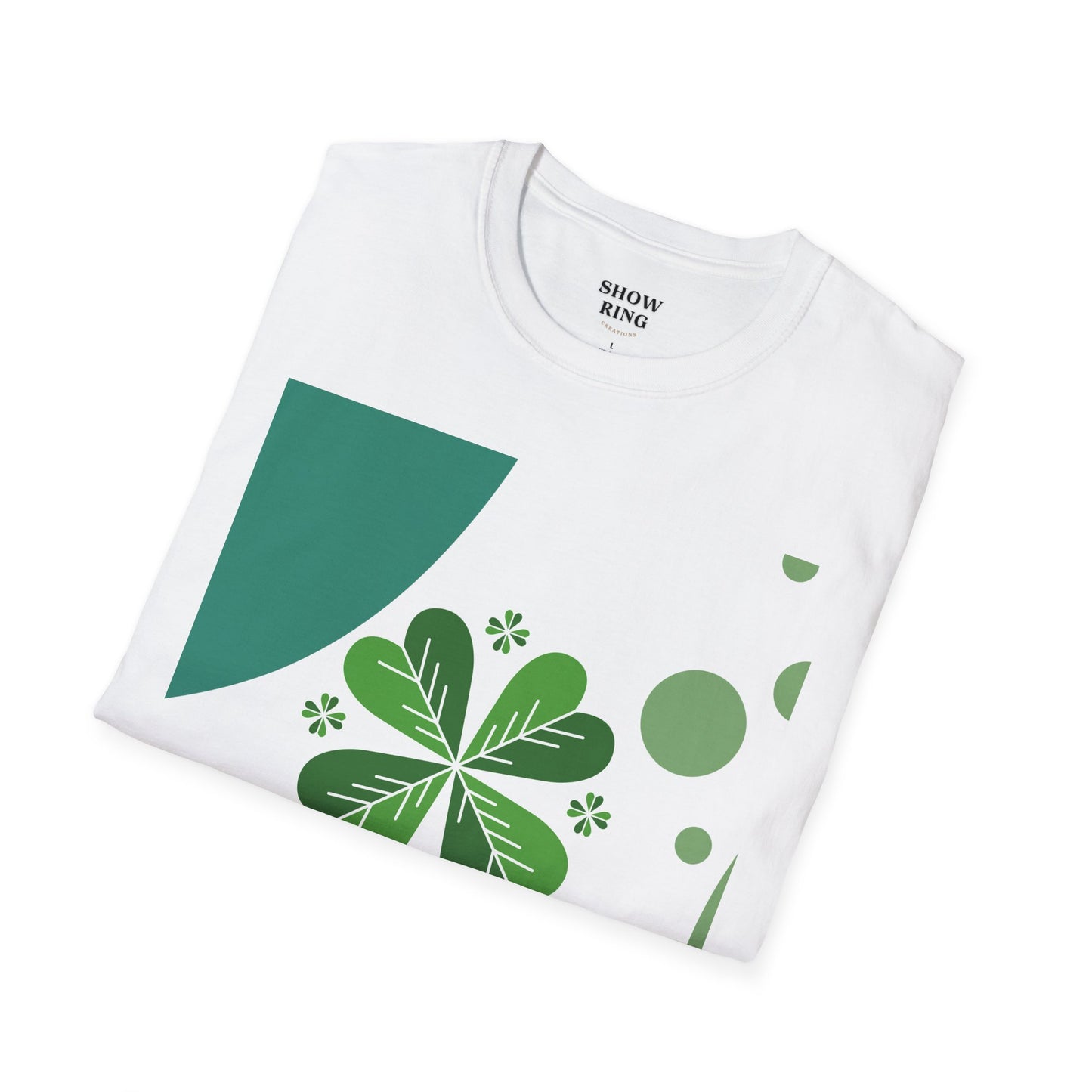 4-H For Life Fun Geometric Shapes: Unisex Softstyle T-Shirt for Men, Women, Youth