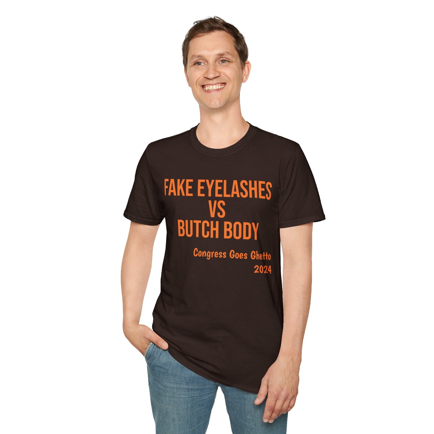 State of America:  Congress Goes Ghetto, Unisex Softstyle T-Shirt, for Men, Women and Patriots