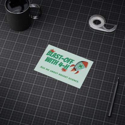 Rocket Science Unframed Prints, Educational Decor, 4-H Artwork, Science Classroom Art, STEM Gifts