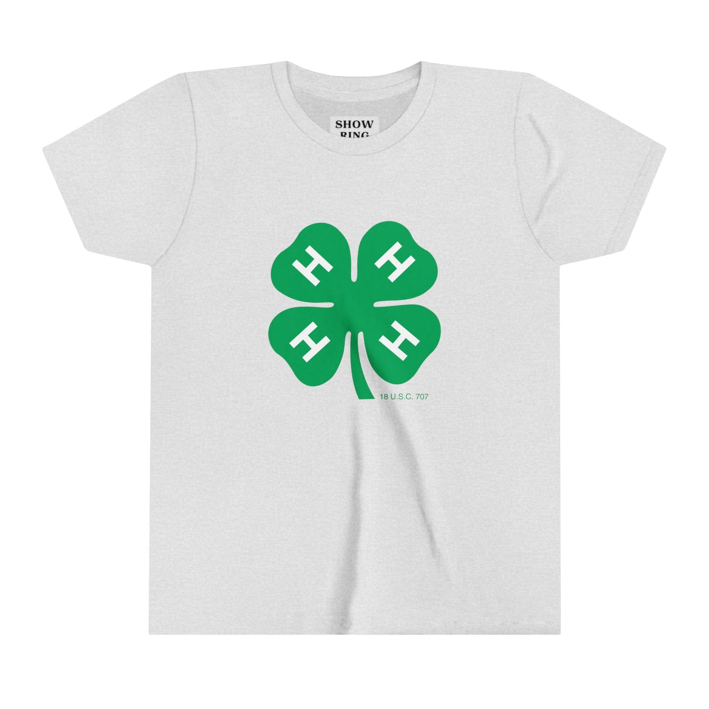 Youth Short Sleeve Tee With 4-H Logo