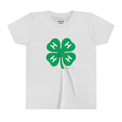 Youth Short Sleeve Tee With 4-H Logo