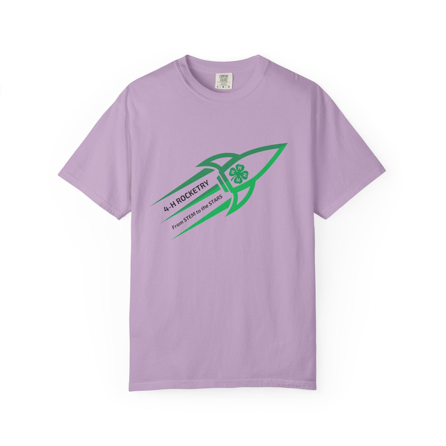 Adult, Rocket-Themed Unisex T-Shirt | From Stem to the Stars, 4-H Rocketry Shirt