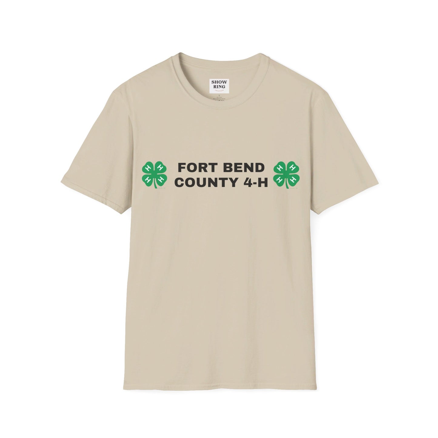 Fort Bend County 4-H:  Unisex Softstyle T-Shirt For Men, Women, and Youth