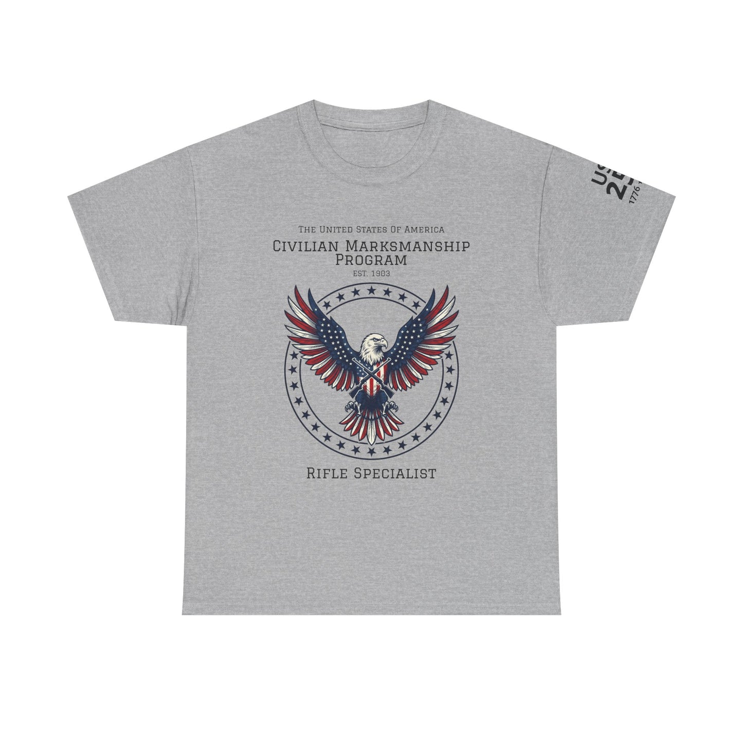 Civilian Marksmanship Program Eagle Tee — Rifle Specialist - Patriotic T-Shirt
