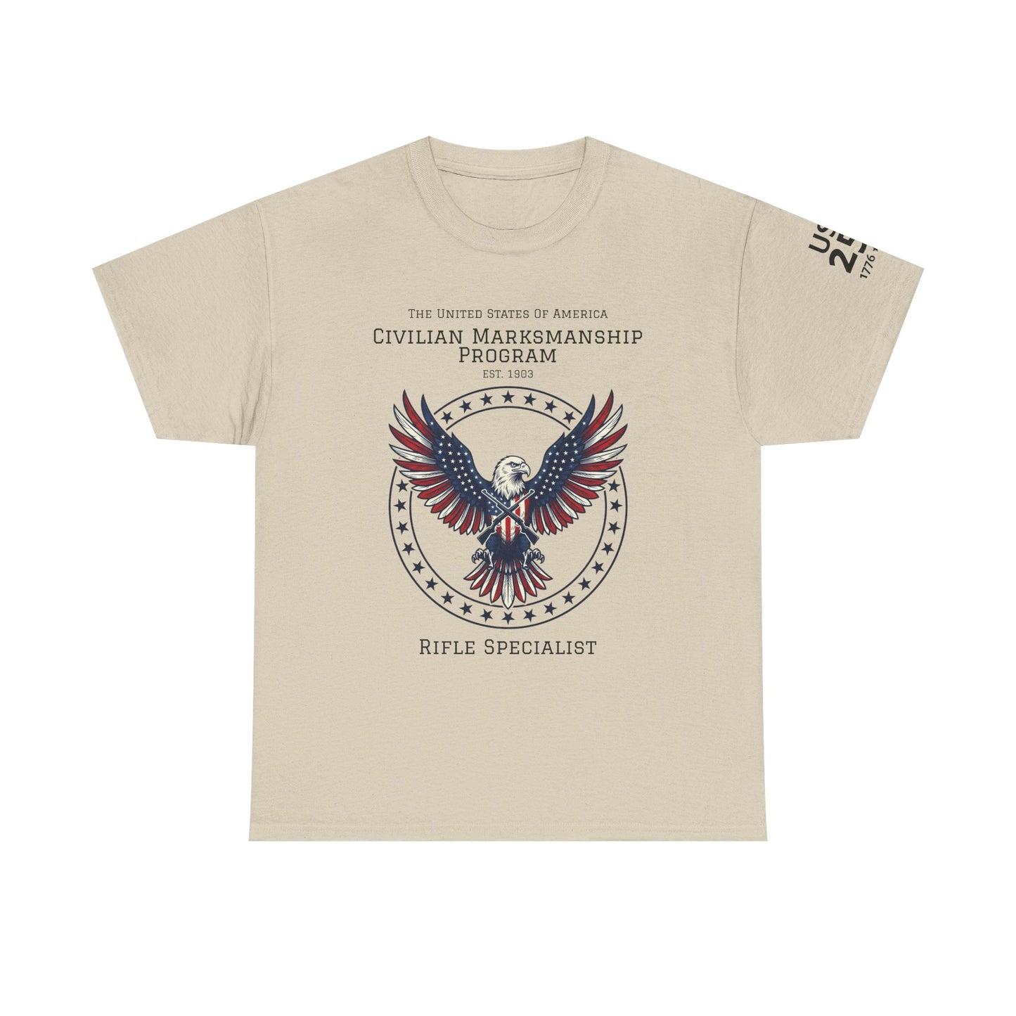 Civilian Marksmanship Program Eagle Tee — Rifle Specialist - Patriotic T-Shirt