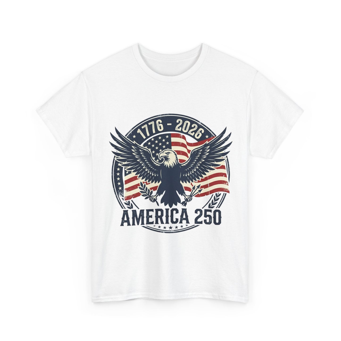 America 250 Vintage Eagle T-Shirt | 1776–2026 Patriotic 4th of July Shirt | USA 250th Anniversary Graphic Tee